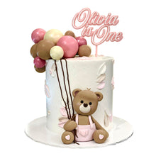 Load image into Gallery viewer, Sitting Bear Balloons Themed Cake
