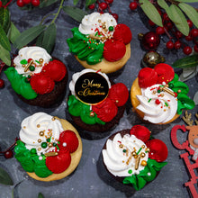 Load image into Gallery viewer, Christmas Cupcakes (6 Pack)
