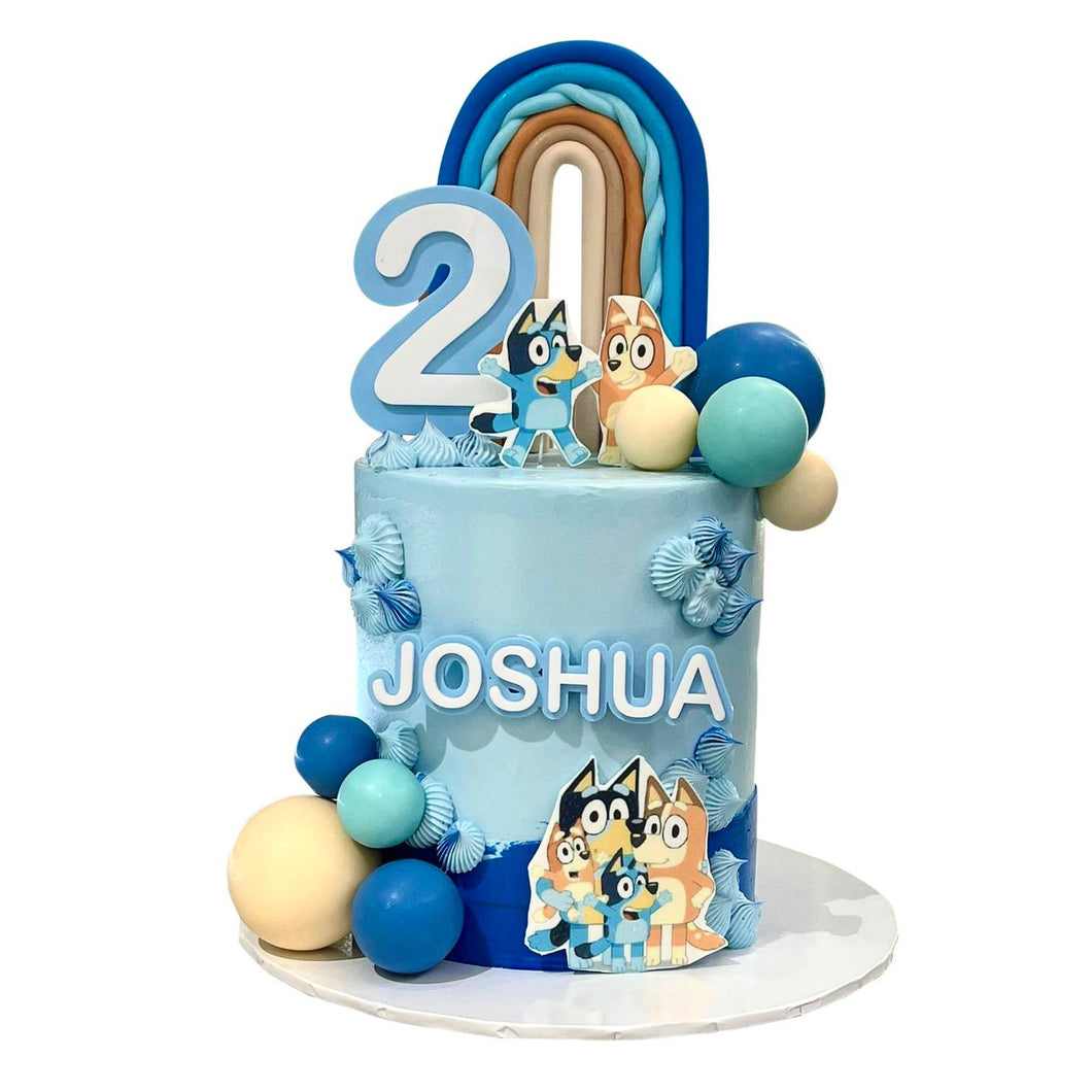 Bluey Themed Cake (3)