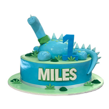 Load image into Gallery viewer, Kids Dragon (Dinosaur) Themed Cake
