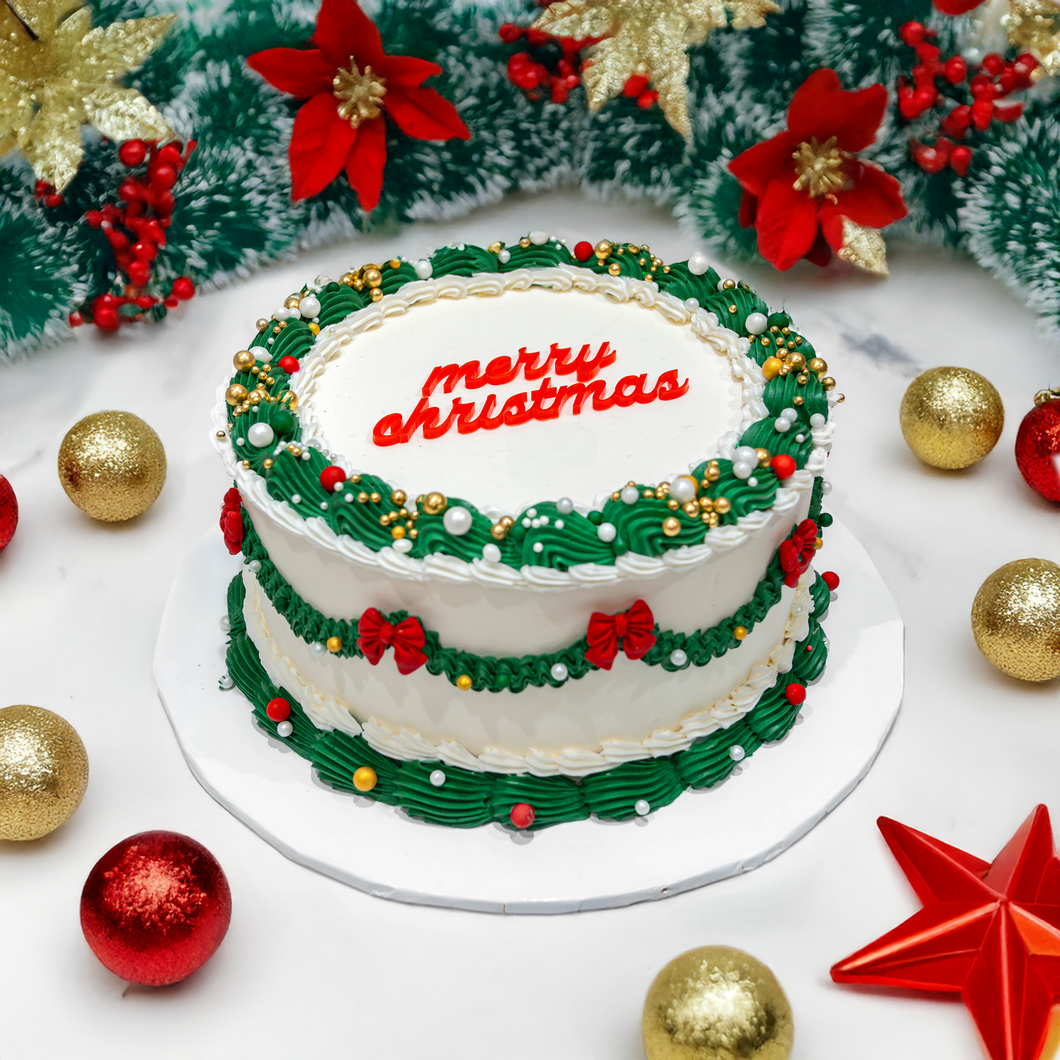 Christmas Vintage Cake