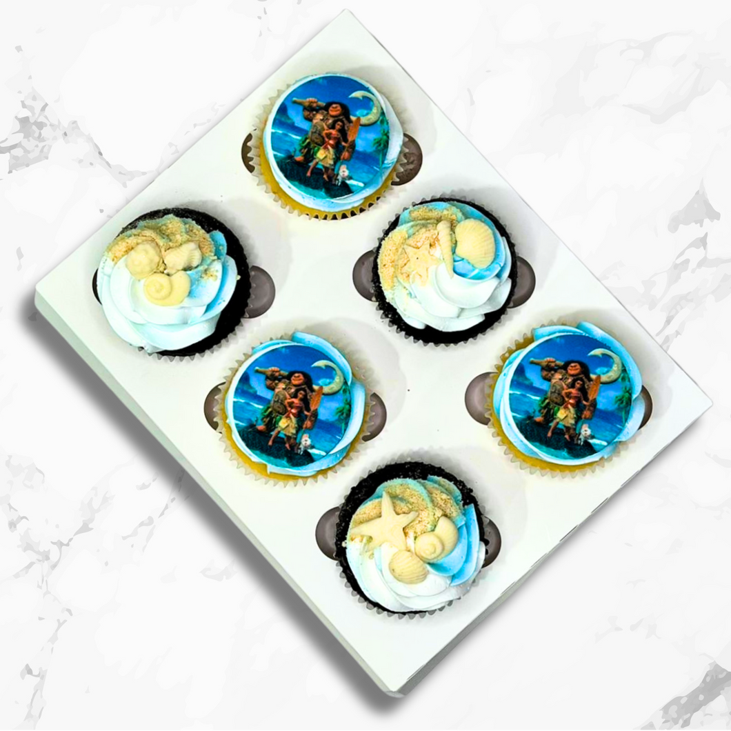 Gluten Free Moana Cupcakes