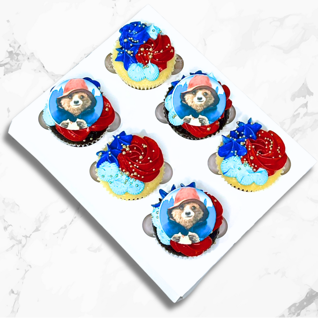 Gluten Free Paddington Bear Cupcakes