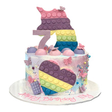 Load image into Gallery viewer, Pop It Unicorn Themed Cake
