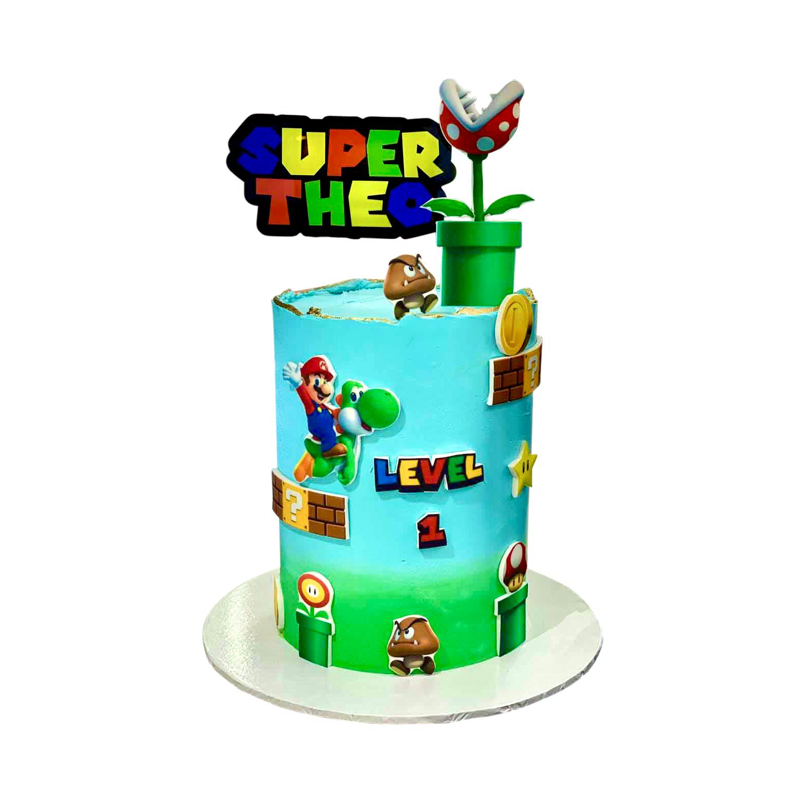 Super Mario Bros Cake (4) – Poles Patisserie