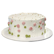 Load image into Gallery viewer, Buttercream Painted Flowers Themed Cake (3)
