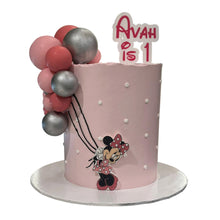 Load image into Gallery viewer, Minnie Mouse Themed Cake (3)
