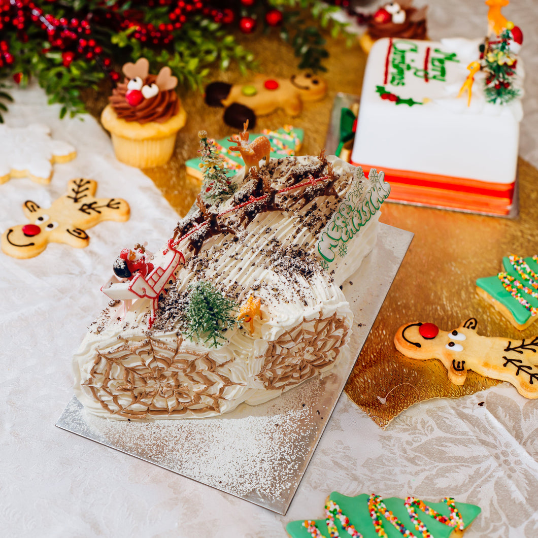 Traditional Christmas Yule-log