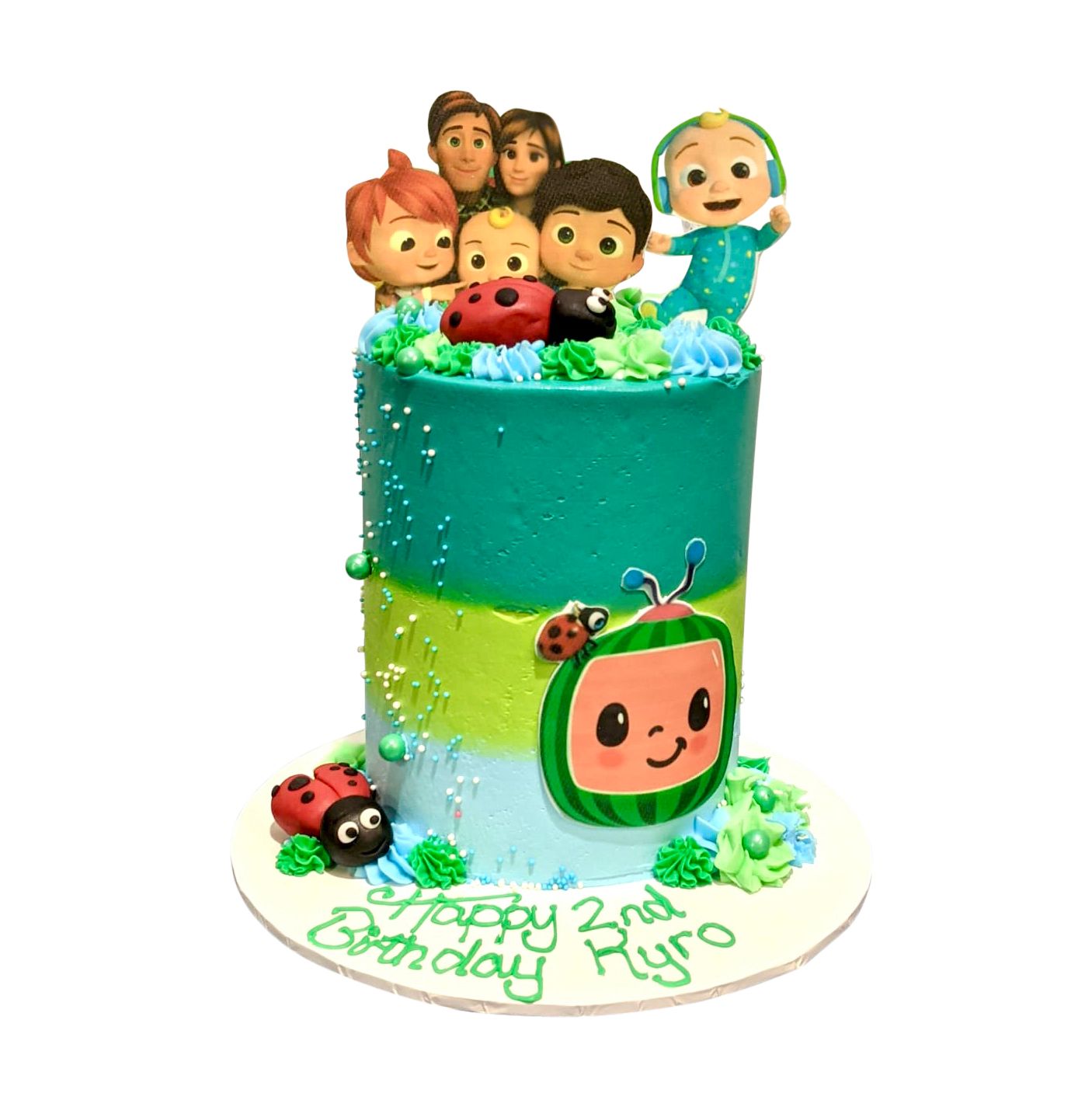 Coco Melon Themed Cake (2) | Poles Patisserie