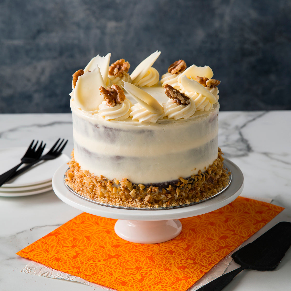 Classic Carrot Cake Recipe with Ginger Cream Cheese Frosting