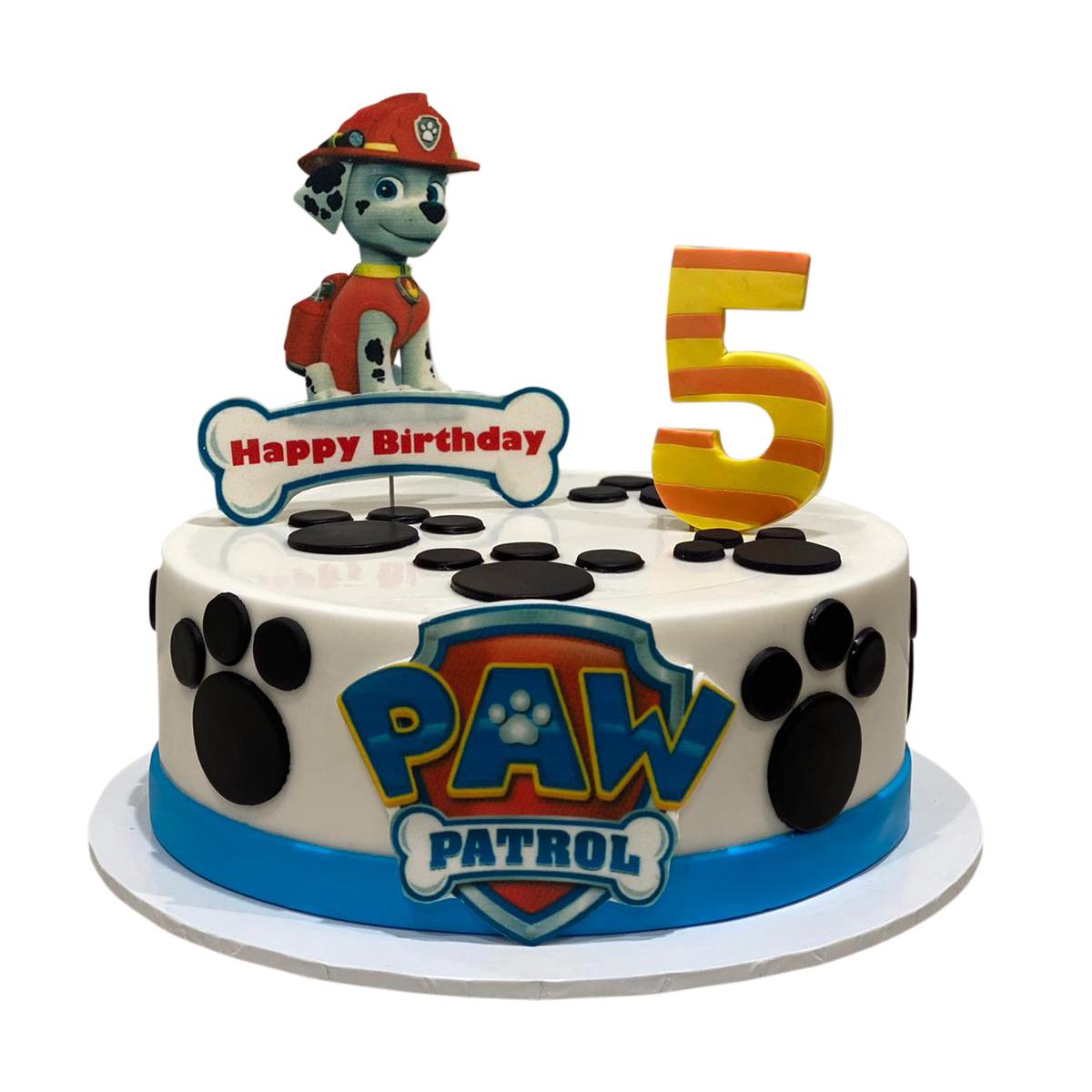 Paw Patrol Fondant Character Cake – Poles Patisserie