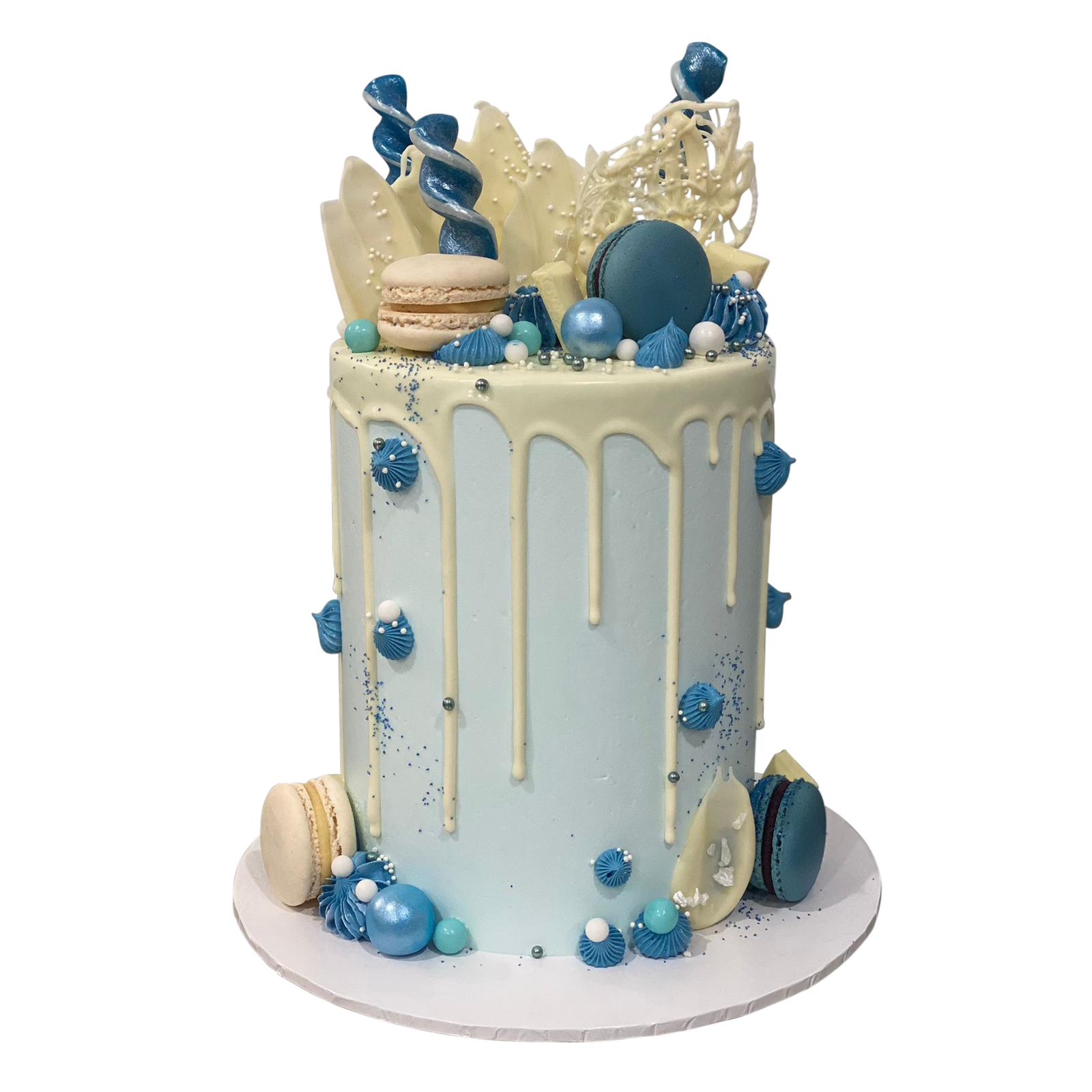 Party in Blue Themed Cake – Poles Patisserie